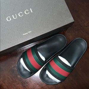 COPY - GUCCI Rubber slide sandal